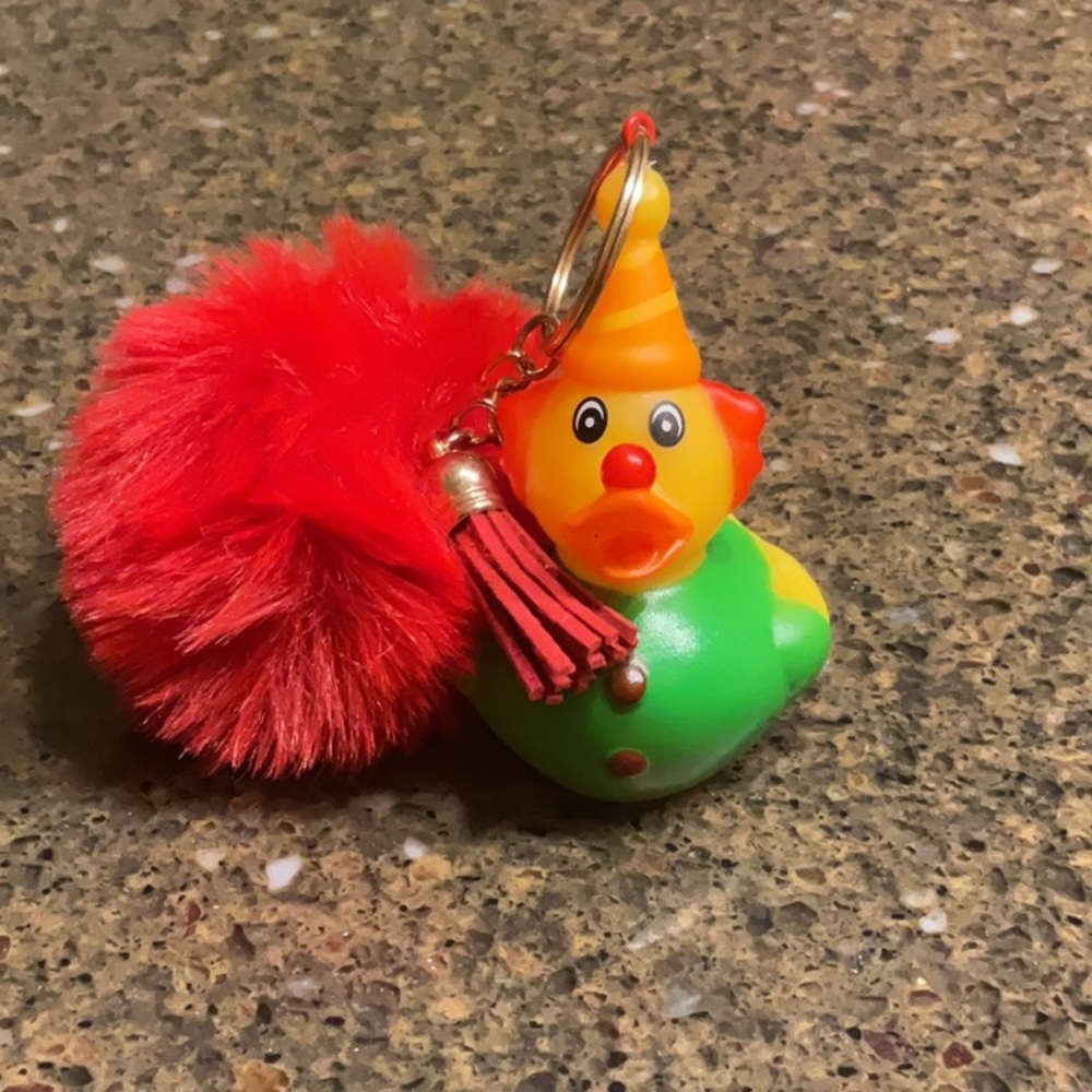CLOWN RUBBER DUCKIE